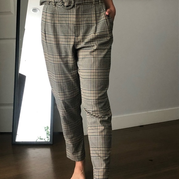 Plaid trousers with matching belt - Picture 5 of 5